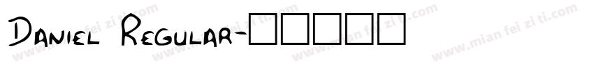 Daniel Regular字体转换